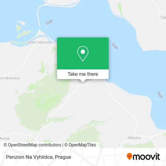 Карта Penzion Na Vyhlídce