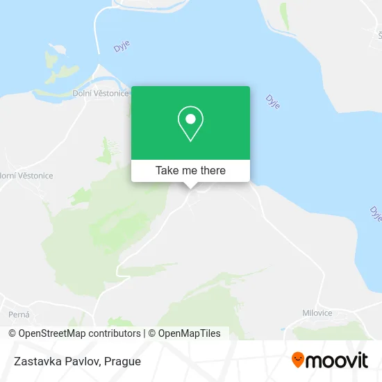 Карта Zastavka Pavlov