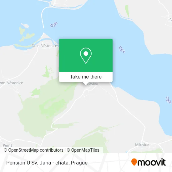 Карта Pension U Sv. Jana - chata