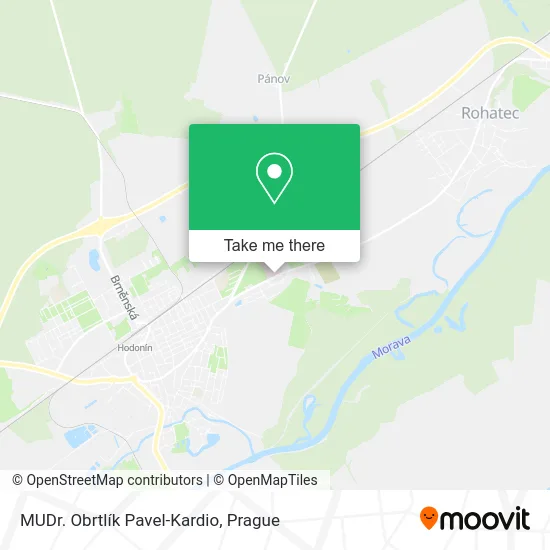 Карта MUDr. Obrtlík Pavel-Kardio