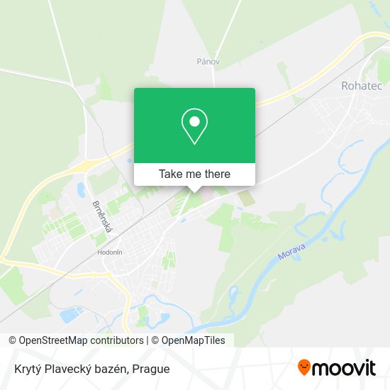 Krytý Plavecký bazén map