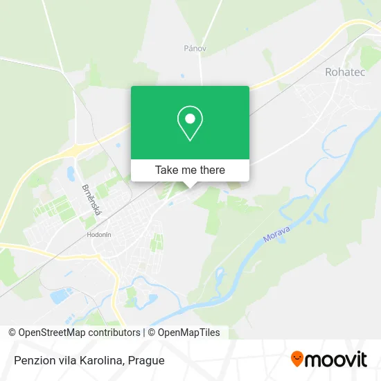 Карта Penzion vila Karolina
