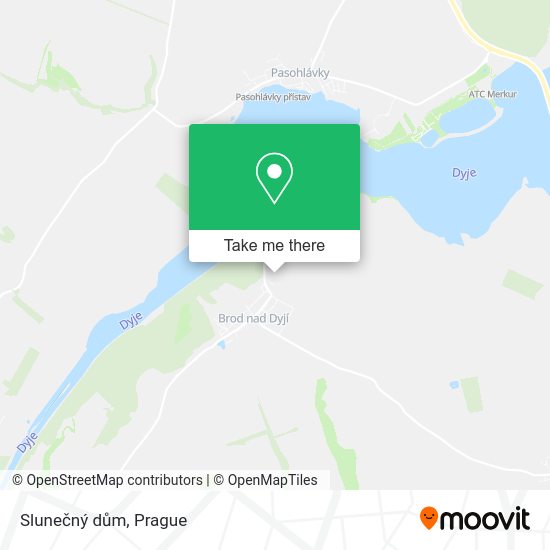 Slunečný dům map