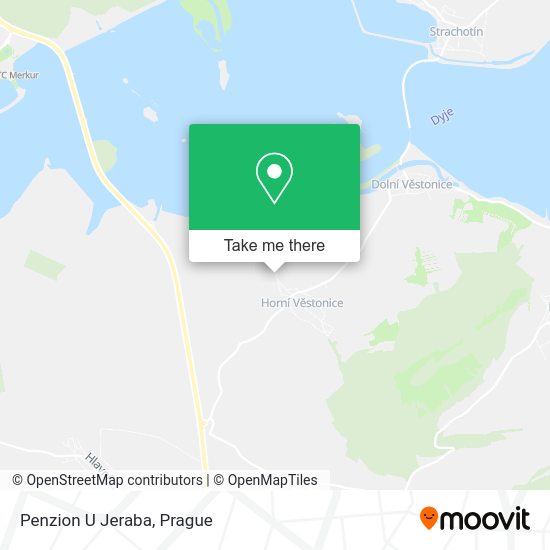 Карта Penzion U Jeraba