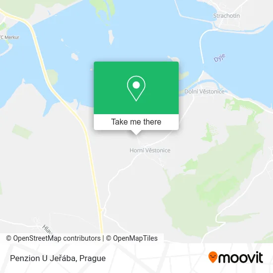 Карта Penzion U Jeřába
