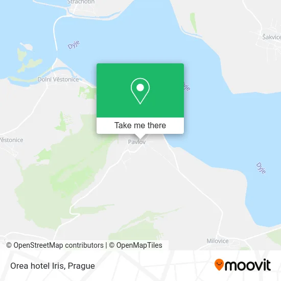 Карта Orea hotel Iris