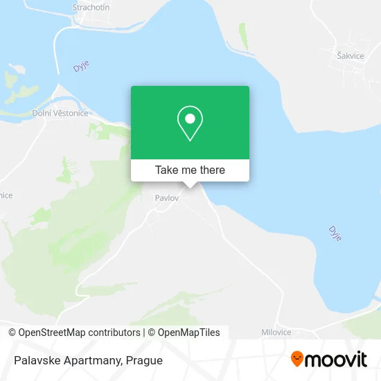 Карта Palavske Apartmany