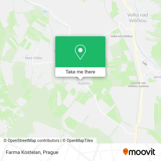 Farma Kostelan map