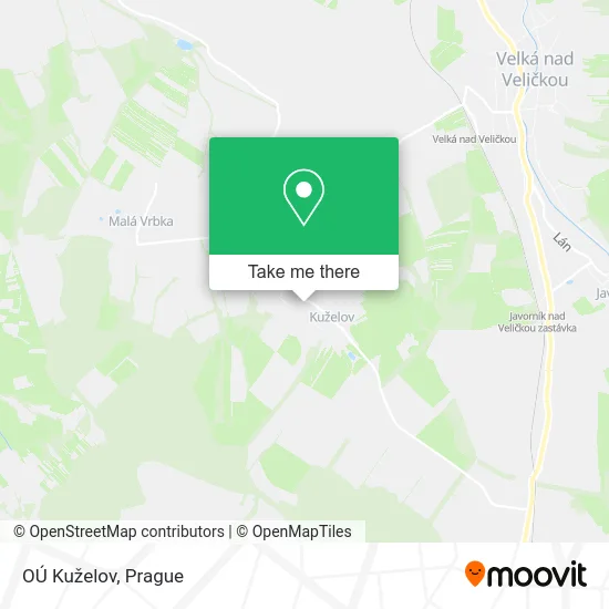 Карта OÚ Kuželov