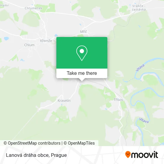 Карта Lanová dráha obce