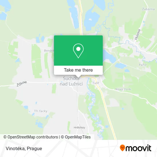 Карта Vinotéka