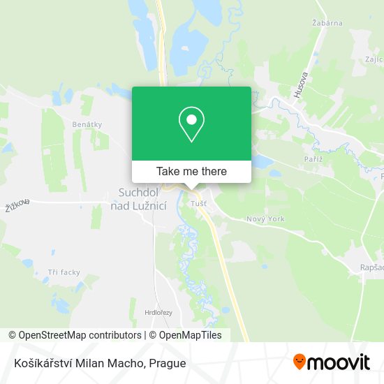 Košíkářství Milan Macho map