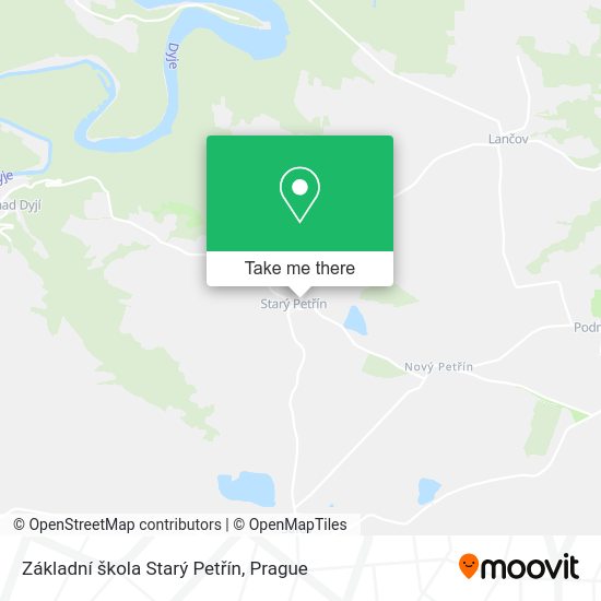 Základní škola Starý Petřín map