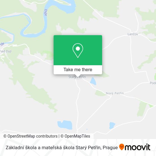 Základní škola a mateřská škola Starý Petřín map