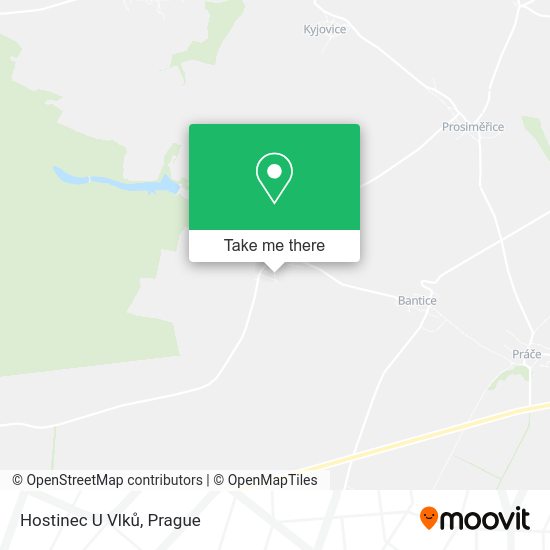 Карта Hostinec U Vlků