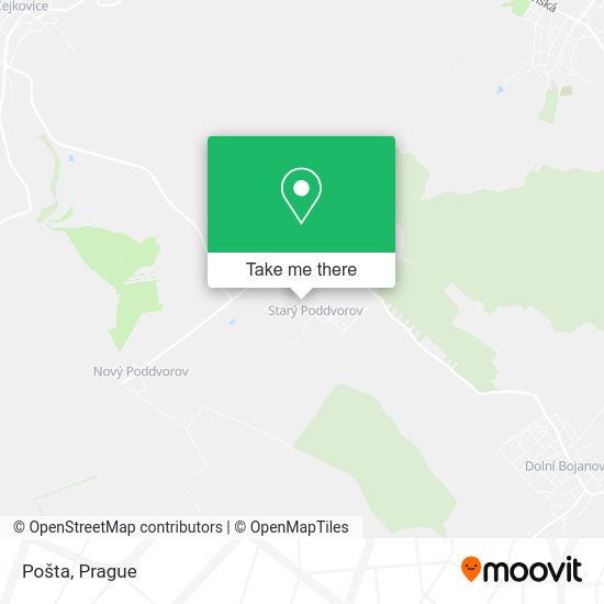 Карта Pošta