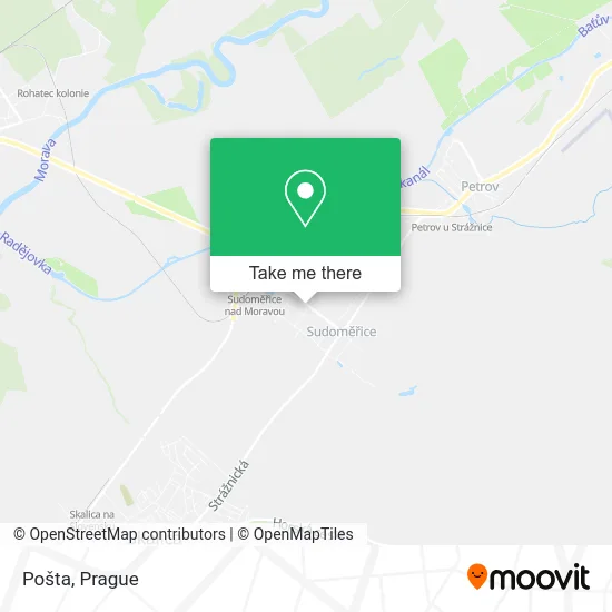 Карта Pošta