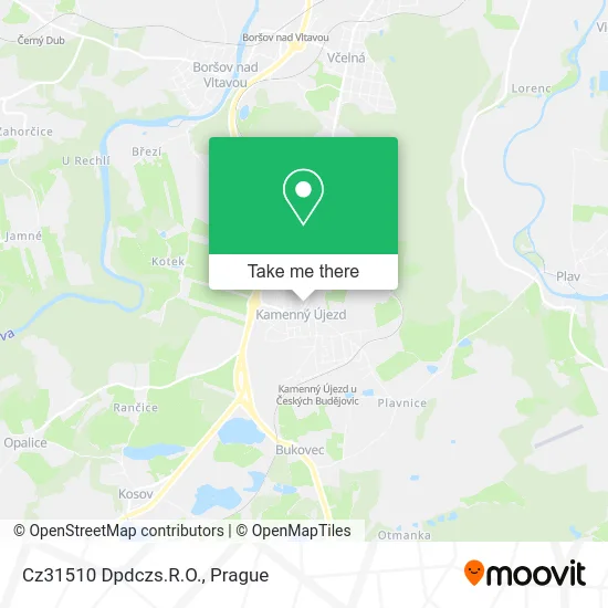 Карта Cz31510 Dpdczs.R.O.