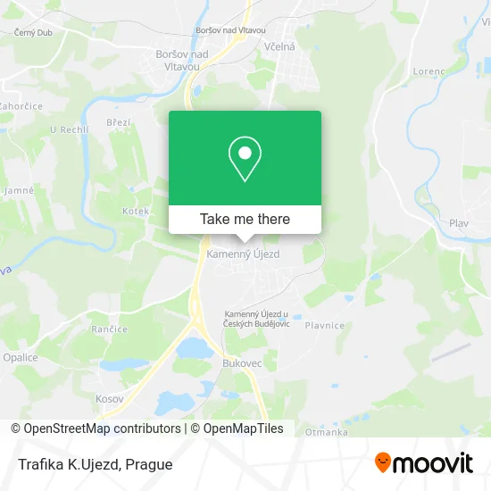 Карта Trafika K.Ujezd