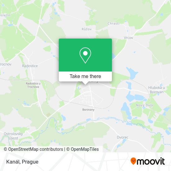 Карта Kanál