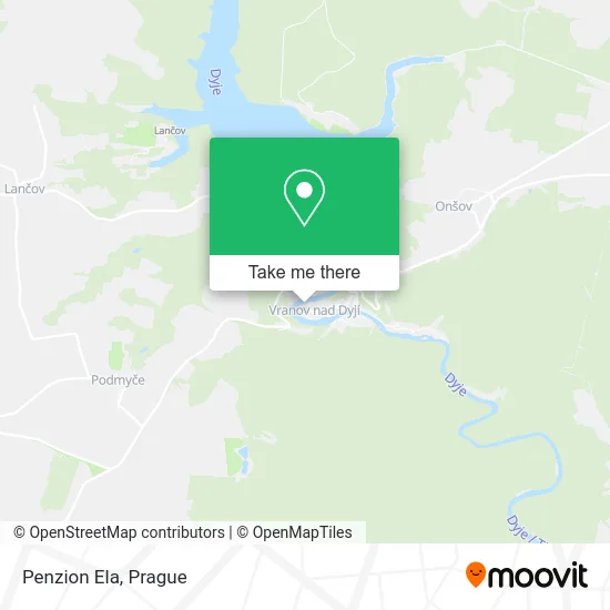 Карта Penzion Ela