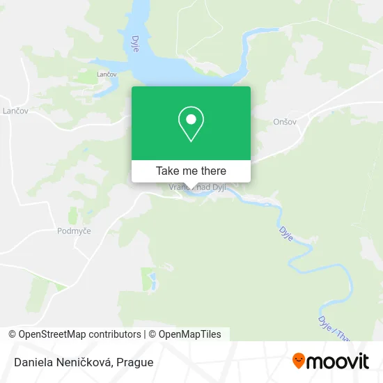 Карта Daniela Neničková