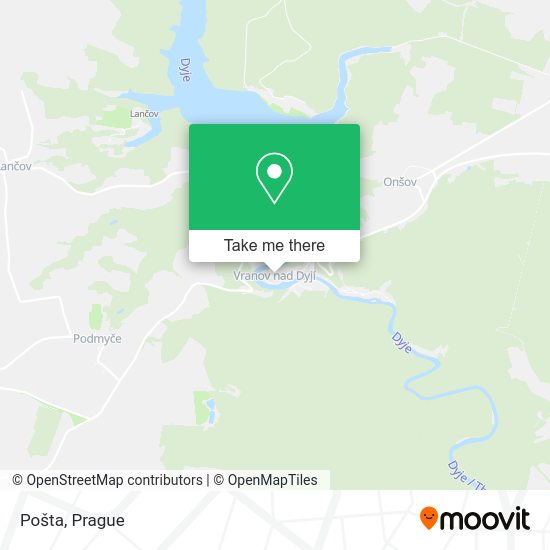 Карта Pošta