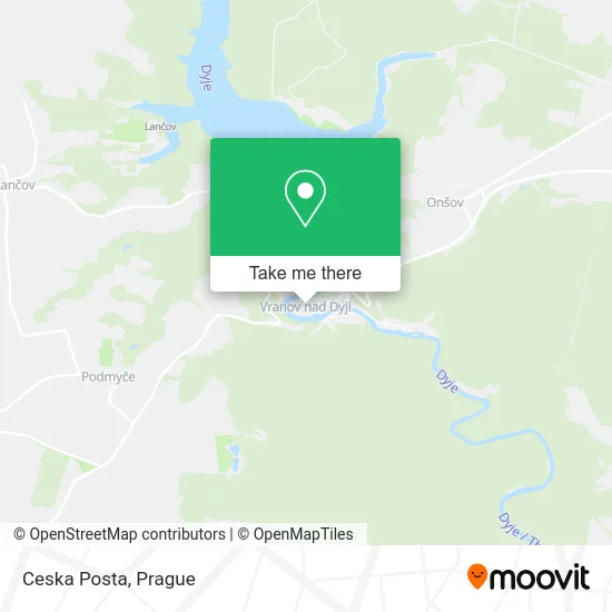 Карта Ceska Posta