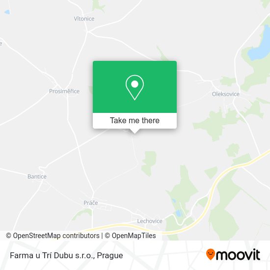 Карта Farma u Trí Dubu s.r.o.