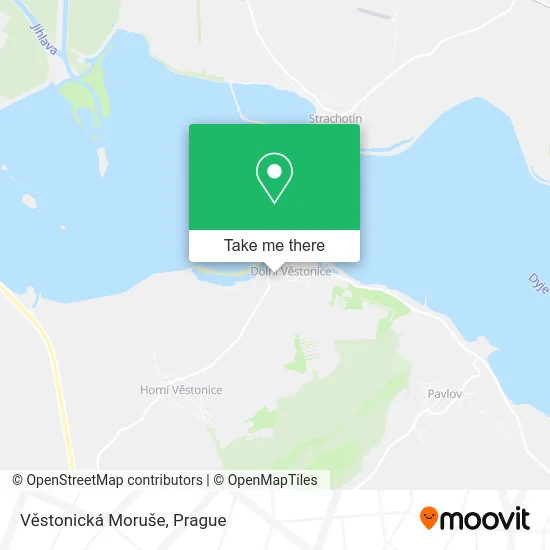 Карта Věstonická Moruše