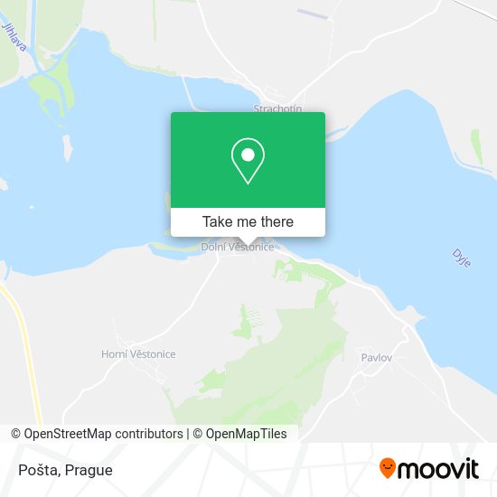 Карта Pošta
