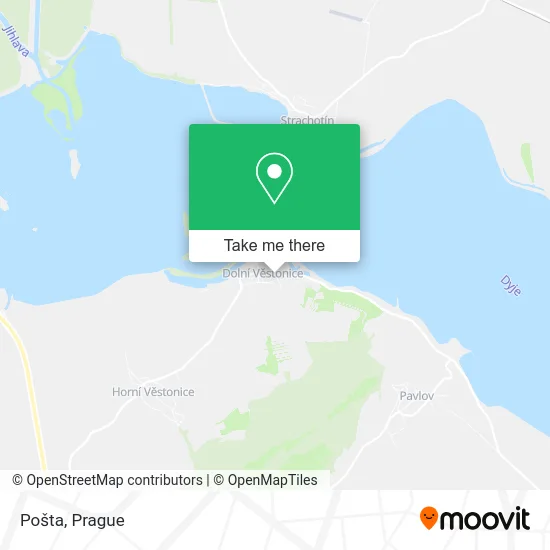 Карта Pošta