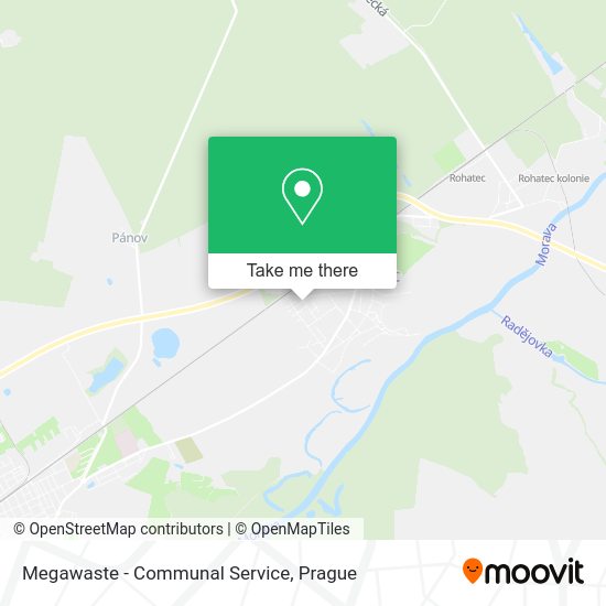 Megawaste - Communal Service map