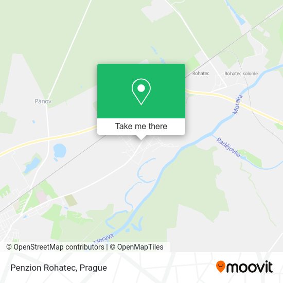 Карта Penzion Rohatec