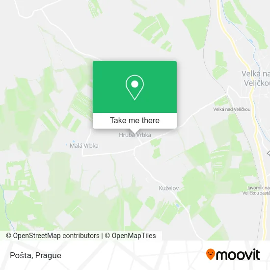 Карта Pošta
