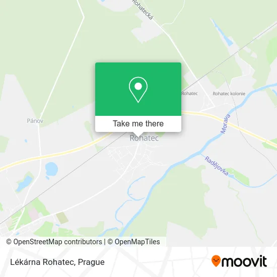 Карта Lékárna Rohatec