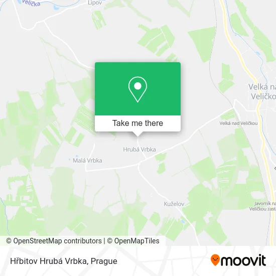 Карта Hřbitov Hrubá Vrbka