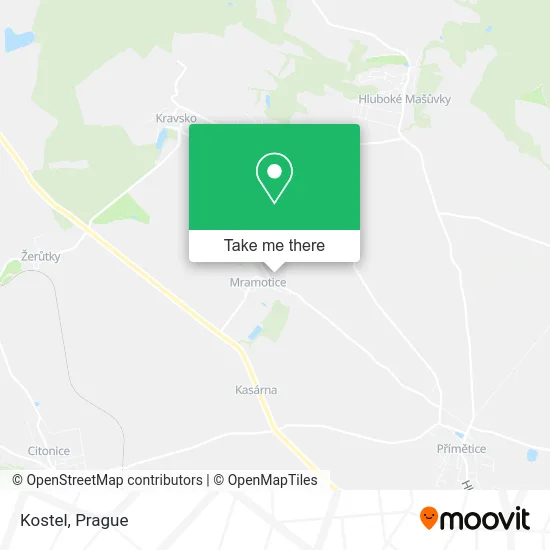 Карта Kostel