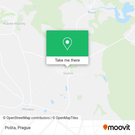 Карта Pošta