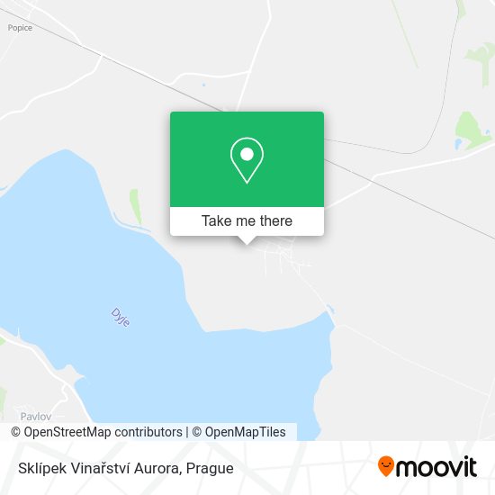 Sklípek Vinařství Aurora map