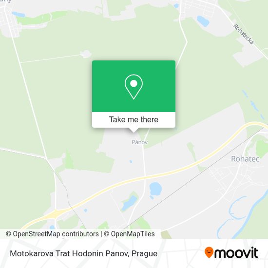 Motokarova Trat Hodonin Panov map