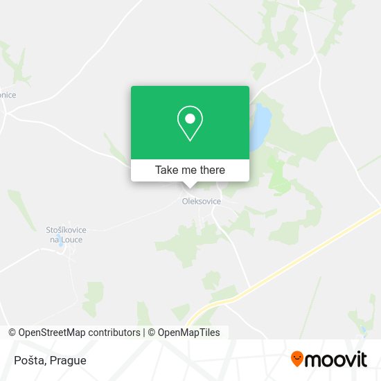 Карта Pošta