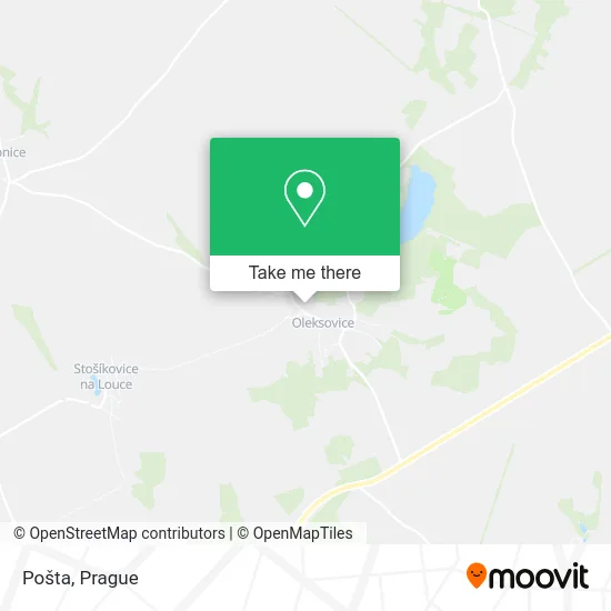 Карта Pošta