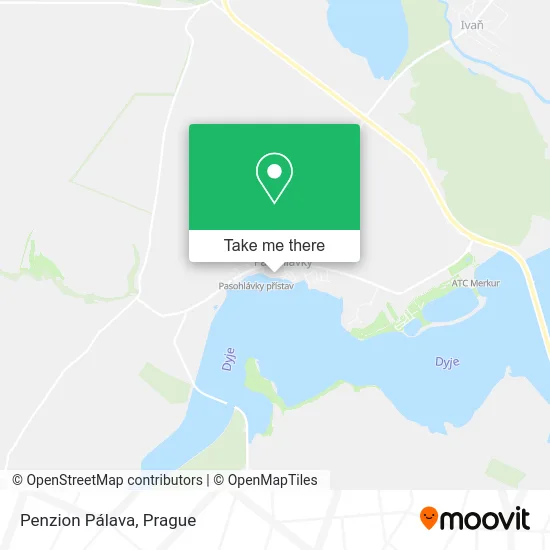 Карта Penzion Pálava