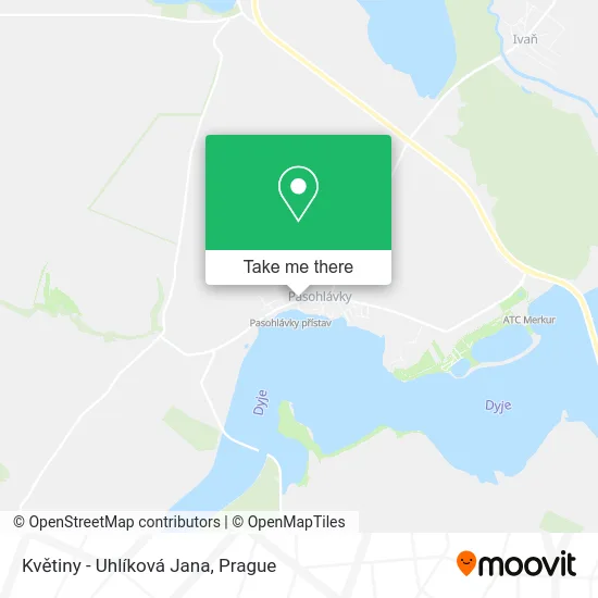 Květiny - Uhlíková Jana map