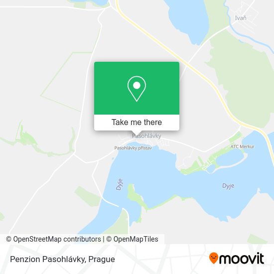 Карта Penzion Pasohlávky