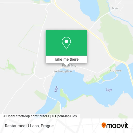 Карта Restaurace U Lasa