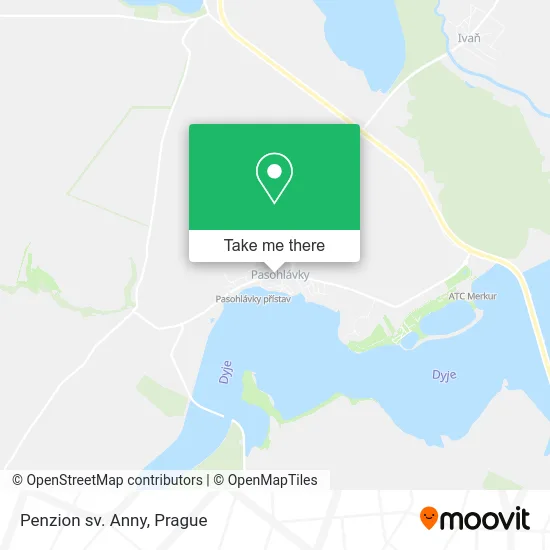 Карта Penzion sv. Anny