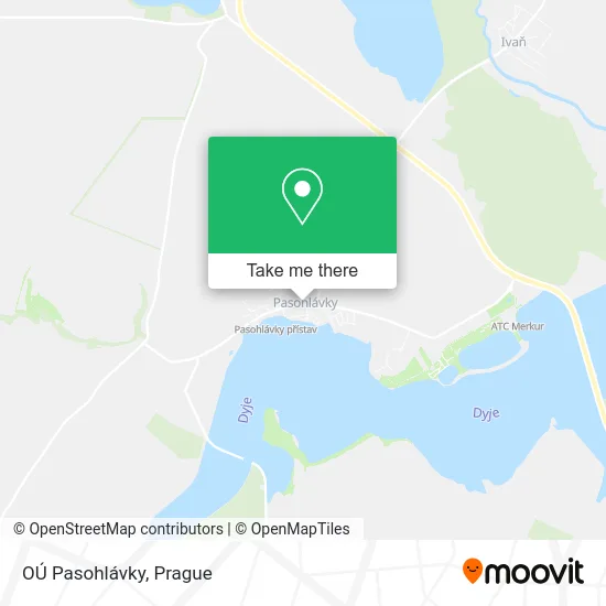 Карта OÚ Pasohlávky