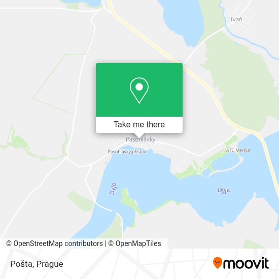 Карта Pošta
